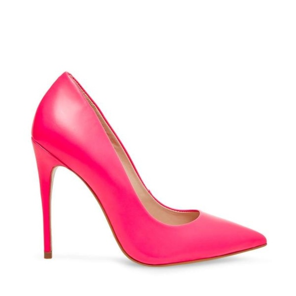 Steve Madden Shoes - Steve Madden Daisie Neon Pink Heels